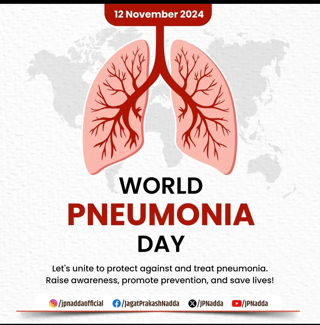 विश्व निमोनिया दिवस पर  नड्डा ने दिया जागरुकता पर जोर