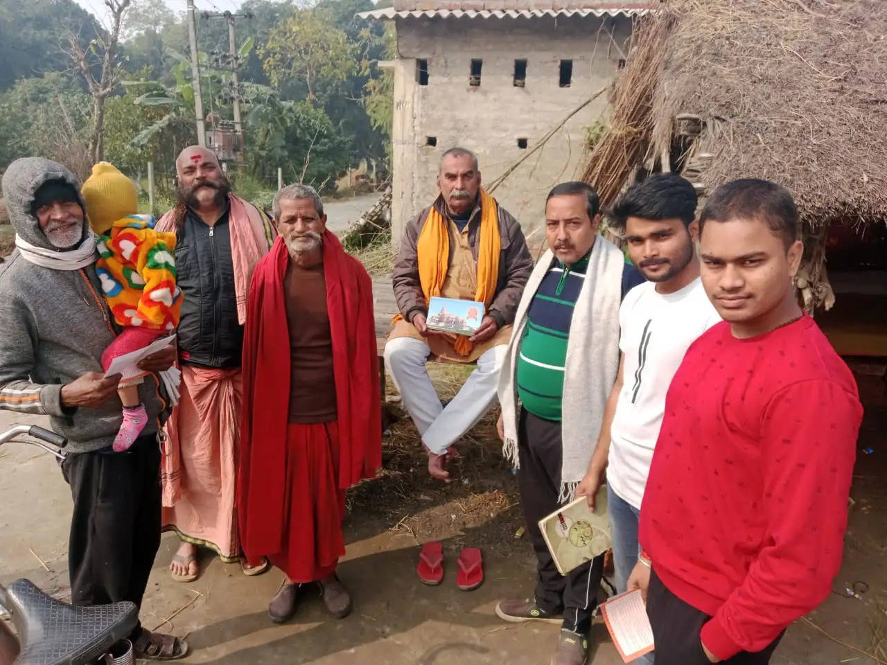 महिषी प्रखंड के सभी 19 पंचायतों मे भेजा गया अक्षत कलश,सभी मठ मंदिरो में होगा कीर्तन भजन व रामयण पाठ : श्रीकृष्ण झा