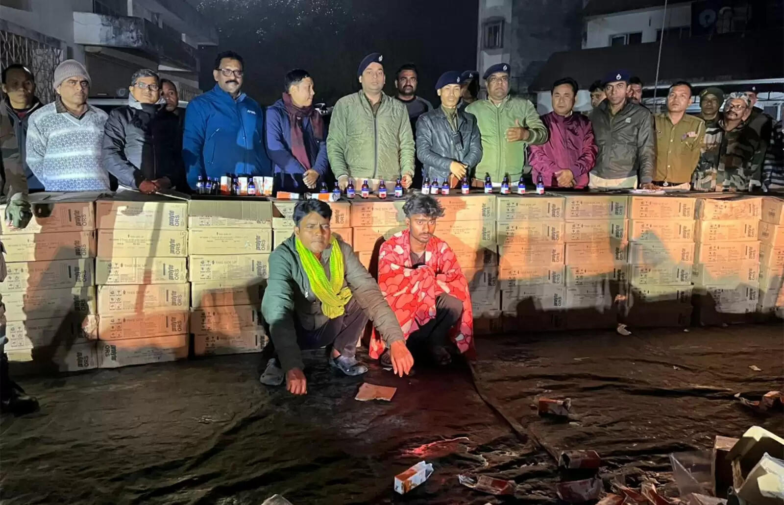 त्रिपुरा के चुराइबाड़ी में 1.26 करोड़ की कोडीन जब्त, दो गिरफ्तार