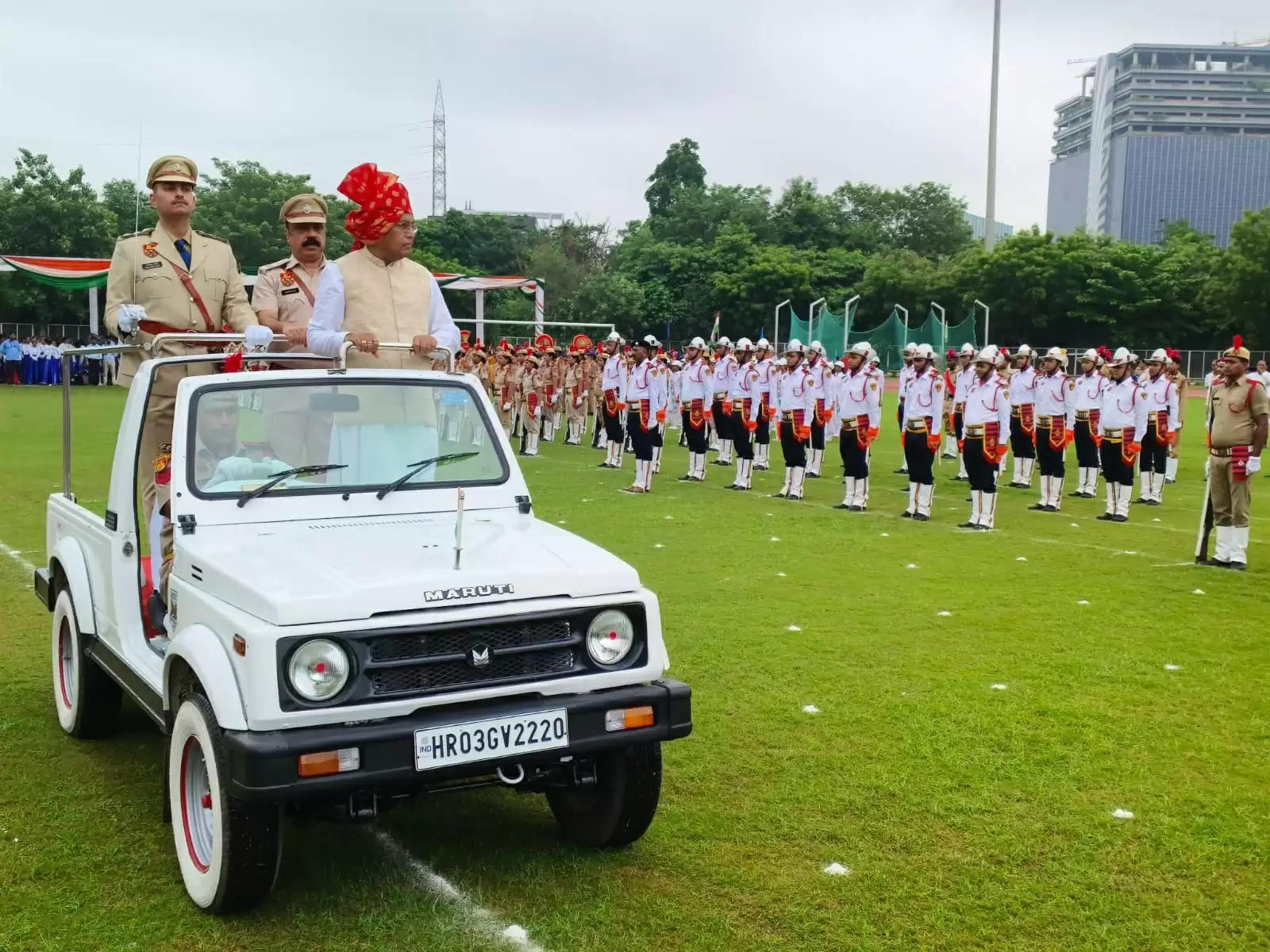 गुरुग्राम में मंत्री डा. बनवारी लाल ने 78वें स्वतंत्रता दिवस पर किया ध्वजारोहण