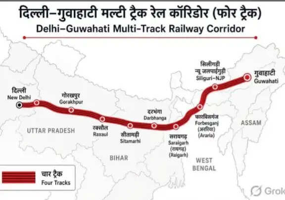 भारतीय रेल की मल्टी ट्रैक सिस्टम में फारबिसगंज के शामिल होने पर हर्ष