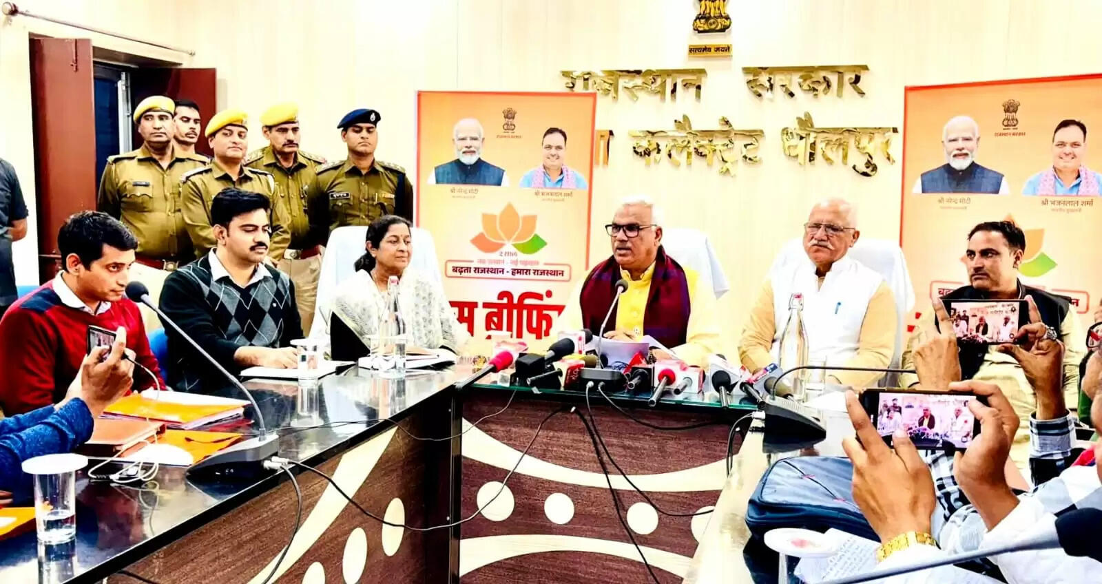 धौलपुर को विकास और कानून–व्यवस्था का मॉडल बनाने का संकल्प