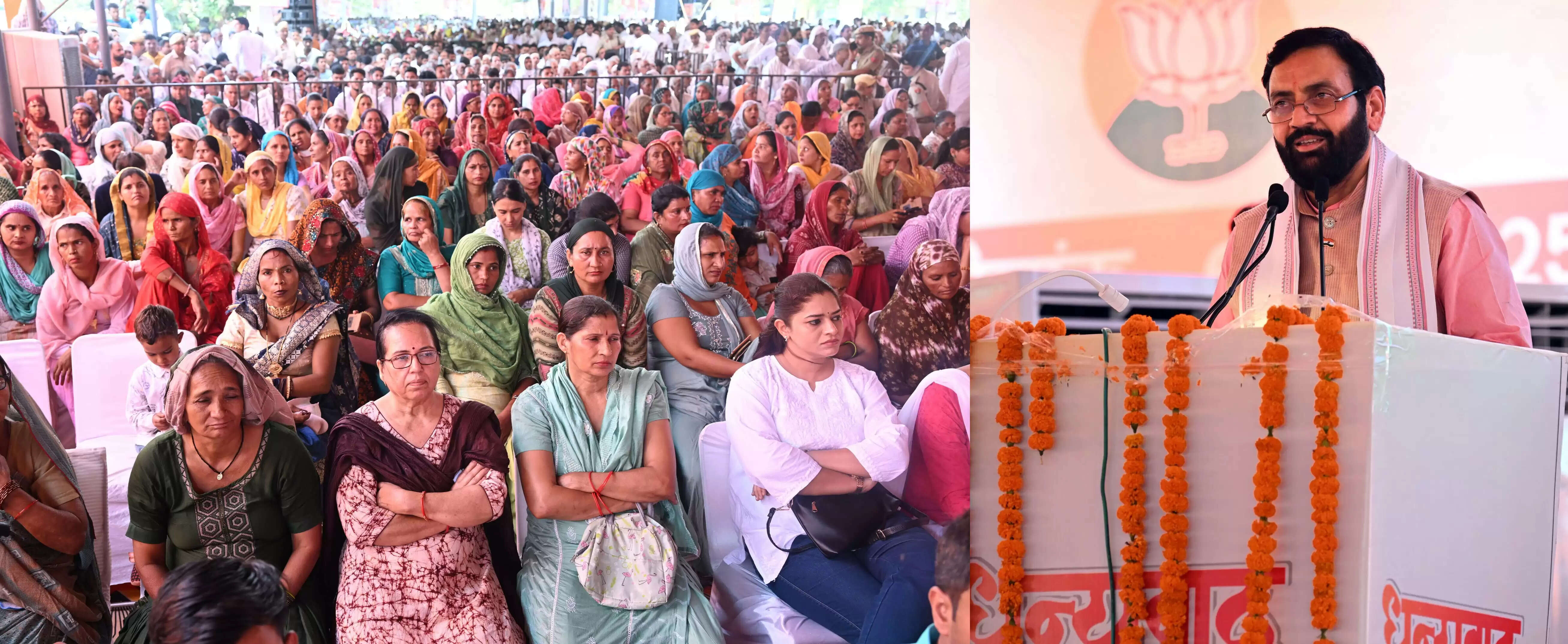 पलवल : राहुल गांधी व कांग्रेस पार्टी को देश से मांगनी चाहिए माफी: नायब सैनी