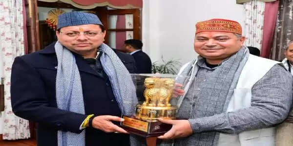 मुख्यमंत्री से केंद्रीय जल शक्ति राज्य मंत्री की भेंट, जल प्रबंधन एवं पेयजल योजनाओं पर हुई चर्चा