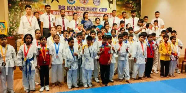 R.B. Young players shine in Kanninjuku Cup Inter Dojo Karate Competition