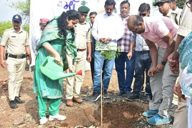 मंदसौरः विश्व पर्यावरण दिवस पर नगर वन में हुआ पौधारोपण, कलेक्टर ने दिलाई पर्यावरण संरक्षण की शपथ