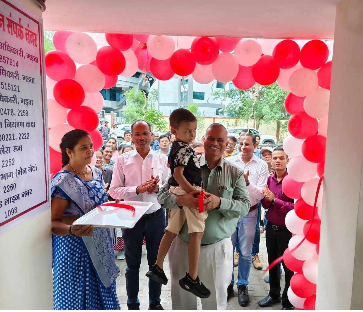 मड़वा ताप विद्युत संयंत्र में पालना घर का शुभारंभ