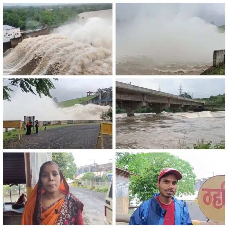 उमरिया : बारिश के बीच जोहिला बांध के पांच गेट खुले, तेज बहाव देखने उमड़े लोग