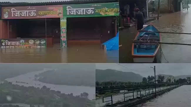 मूसलाधार बारिश से कोंकण की कई नदियां खतरे के निशान के पार, प्रशासन सतर्क