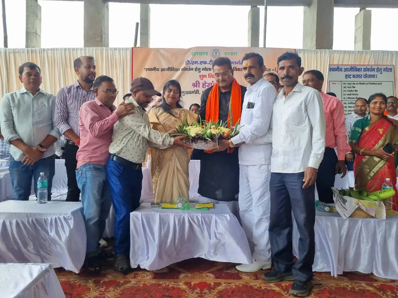 डीएमएफटी से बनेगा गोला हाट बाजार, फेज-एक का शिलान्यास