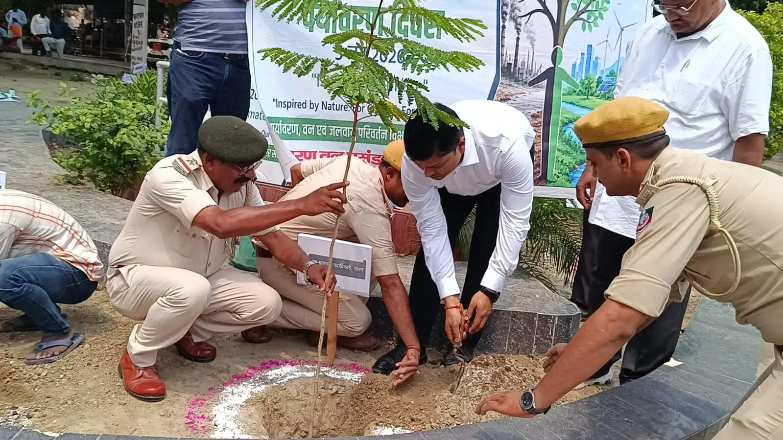 विश्व पर्यावरण दिवस पर समाहरणालय परिसर में हुआ पौधारोपण
