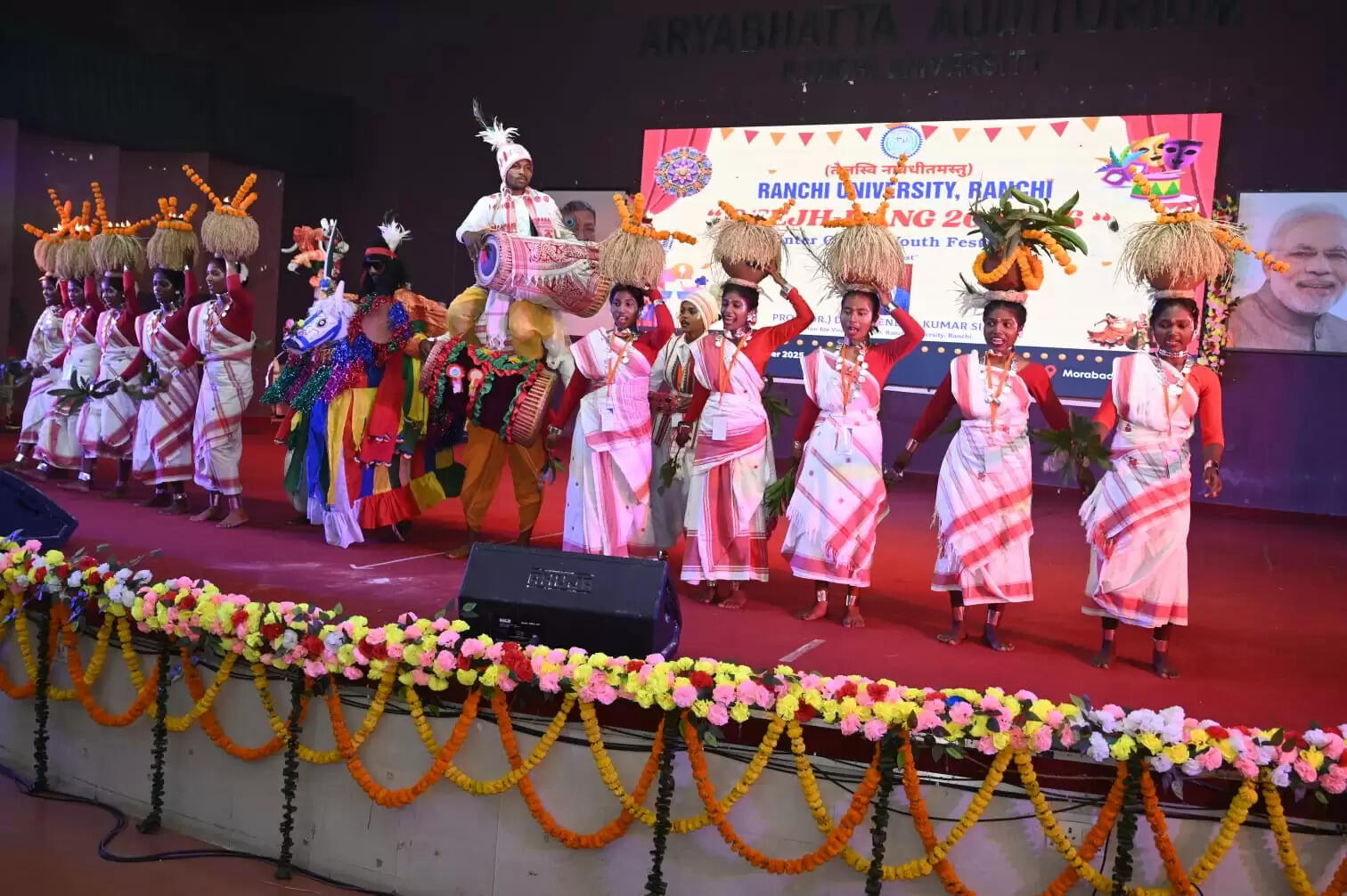 रांची विश्वविद्यालय के यूथ फेस्ट्र रीझ-रंग के विजेता हुए सम्मानित