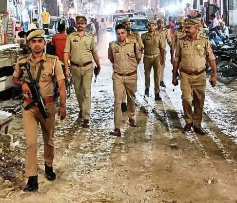 ईद व अलविदा की नमाज को लेकर पुलिस अलर्ट, शहर में सघन पैदल गश्त