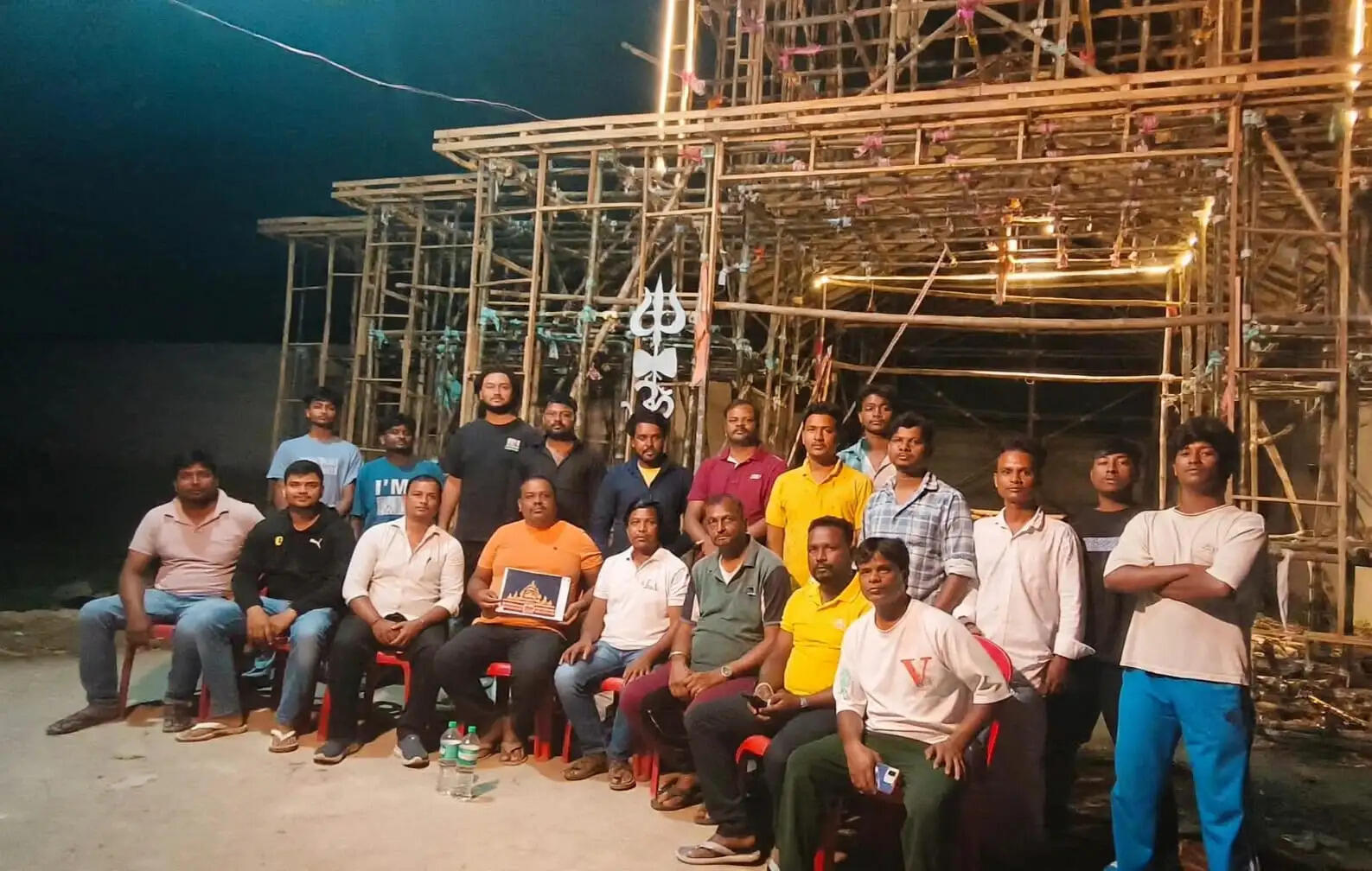 डुंगरी तुपुदाना में भव्य मड़ई दुर्गा पूजा की तैयारी शुरू