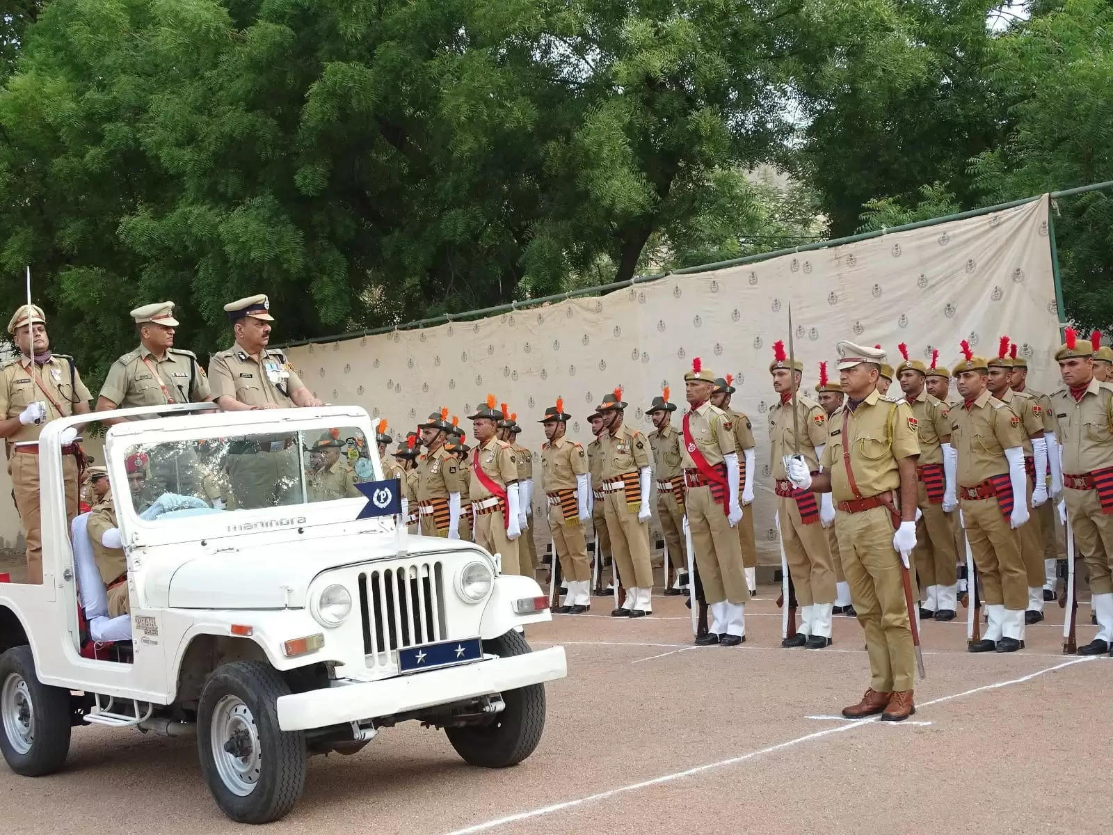 रिजर्व पुलिस लाइन जयपुर ग्रामीण में मनाया गया राजस्थान पुलिस स्थापना दिवस