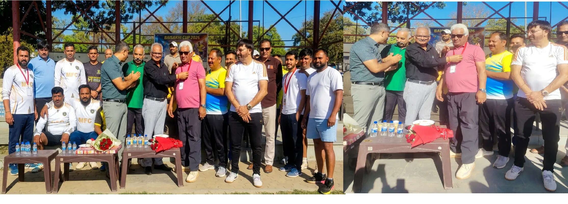 बैसाखी कप फुटबॉल मैच के जरिए नशा मुक्त समाज का संदेश