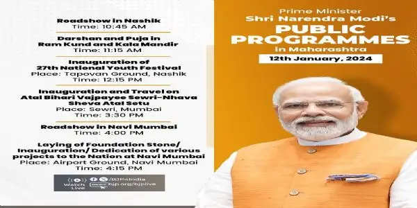 प्रधानमंत्री मोदी आज मुंबई में देश के सबसे लंबे समुद्री पुल का करेंगे उद्घाटन