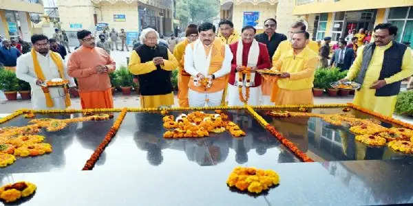 मप्र के मुख्यमंत्री डॉ. मोहन यादव हरिद्वार में शांतिकुंज पहुंचे