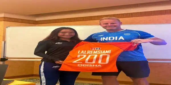 लालरेम्सियामी ने 200 सीनियर अंतरराष्ट्रीय मैच पूरे किए, हॉकी इंडिया ने दी बधाई दी