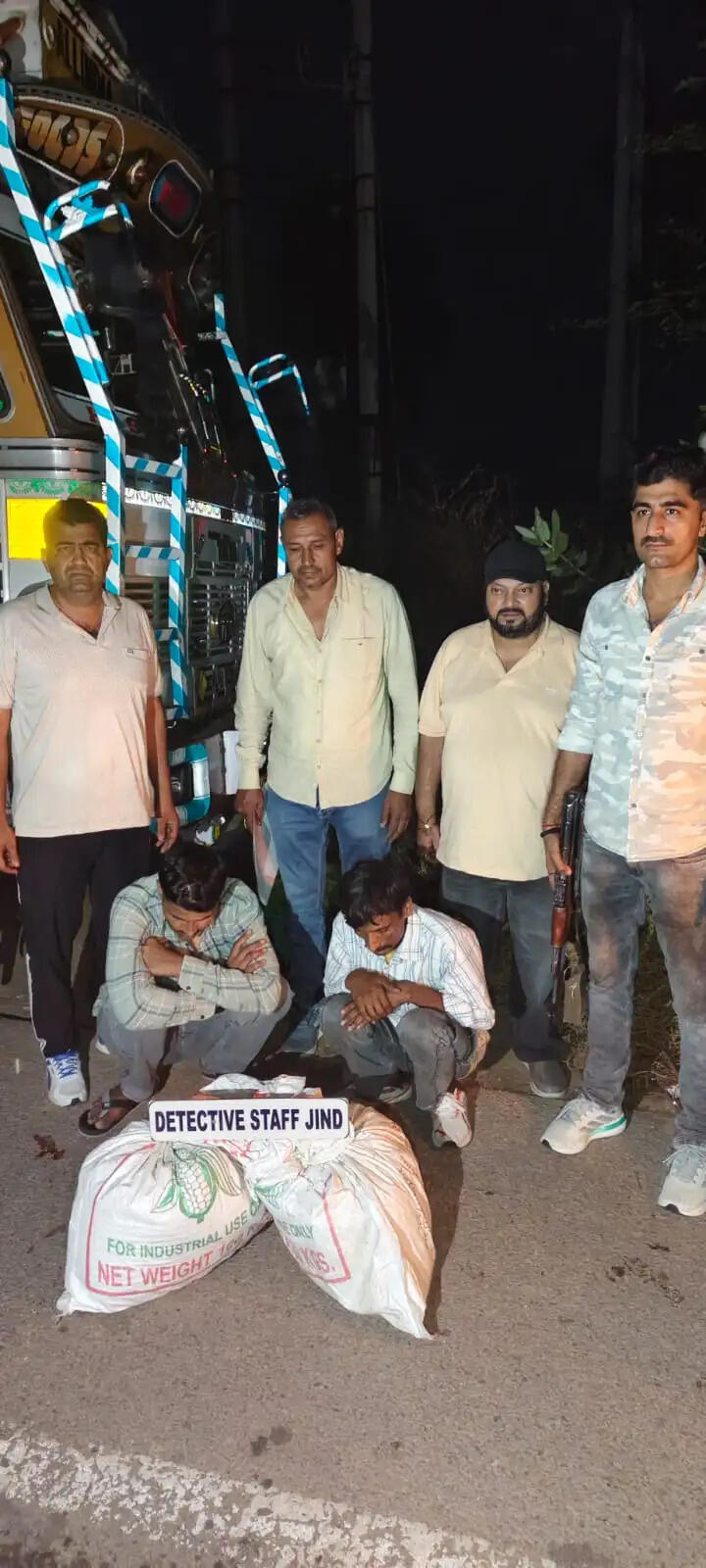 जींद : केलों से लोड ट्रक से 23 किलो 408 ग्राम चूरा पोस्त बरामद