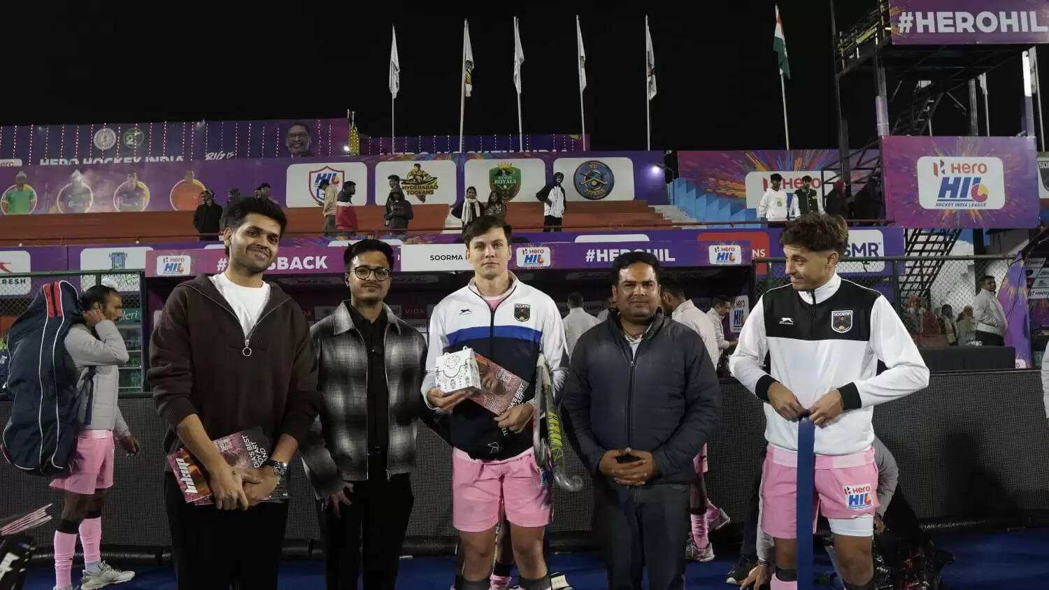 हॉकी इंडिया लीग (मेंस) में ख‍िलाडी हुए सम्‍मानित