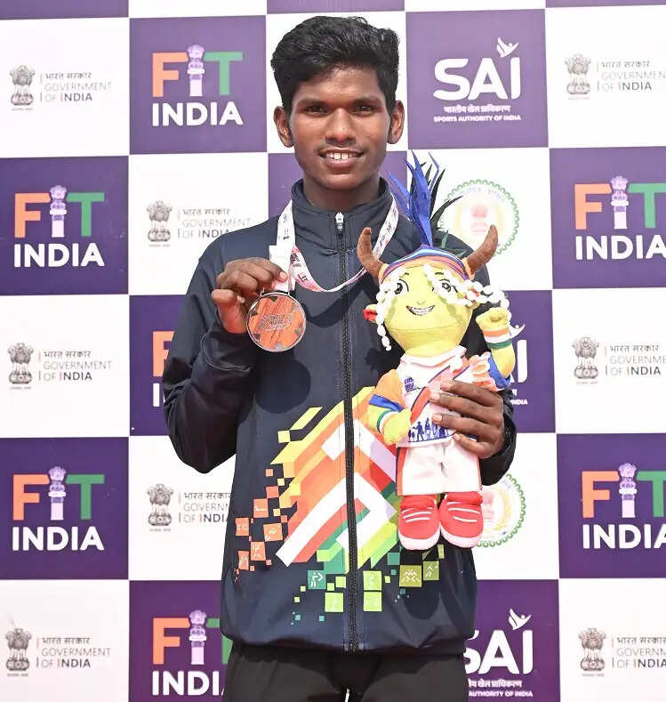 खेलो इंडिया ट्राइबल गेम्स 2026: नेडी न्गी और गोविंद पाडेकर ने 5000 मीटर में जीते स्वर्ण