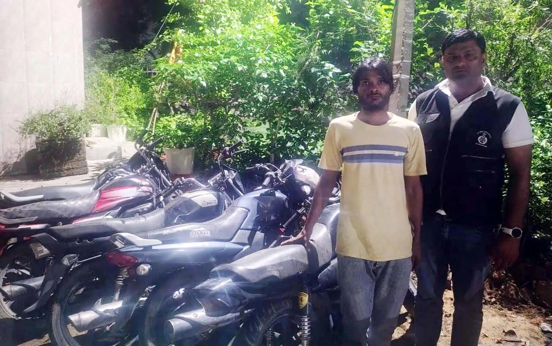 गुरुग्राम में बाइक चोरी करने का आरोपी काबू, छह मामले सुलझे