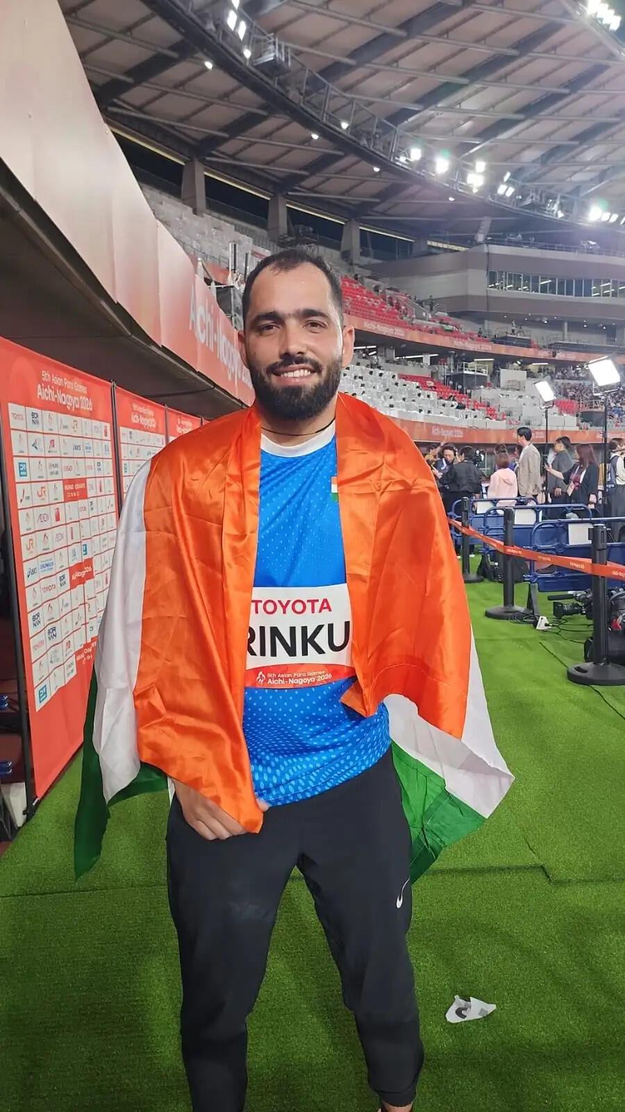एशियाई पैरा खेल : रिंकू हुड्डा ने भाला फेंक एफ46 वर्ग में जीता स्वर्ण, अजीत सिंह को रजत
