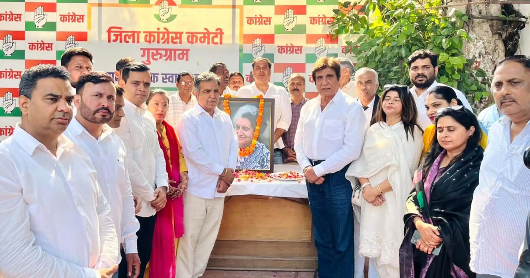 गुरुग्राम: राव इंद्रजीत सिंह से विकास की उम्मीद करना बेमानी: राज बब्बर