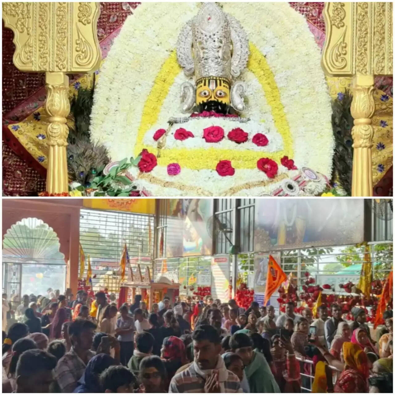 राजगढ़ः षटतिला एकादशी पर बाबा खाटू श्याम मंदिर में उमड़ी श्रद्वालुओं की भीड़