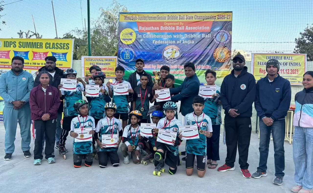 अजमेर सब-जूनियर ड्रिबल बॉल टीम ने रचा इतिहास