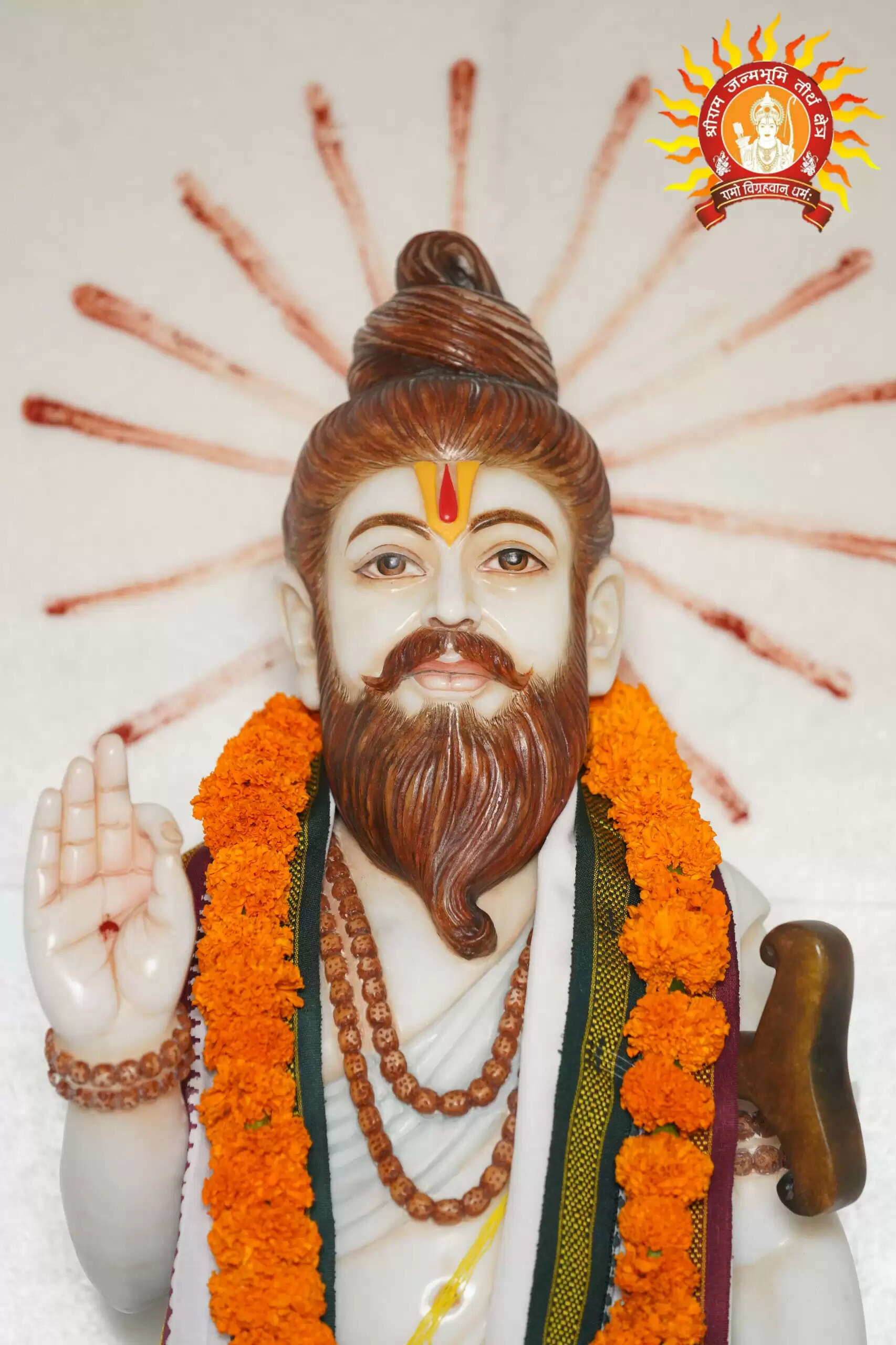 श्रीराम जन्मभूमि परिसर में सप्तमंडप निर्माण कार्य पूरा, महर्षि अगस्त्य की मूर्ति स्थापित