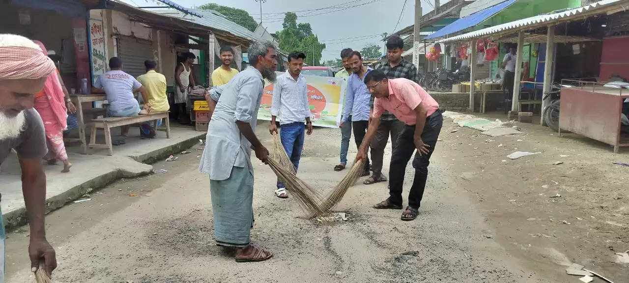 स्वतंत्रता दिवस के अवसर पर आजादी गंदगी से अभियान का आयोजन