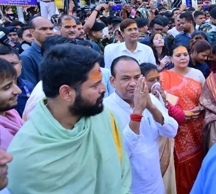 रथयात्रा में शामिल हुए मंत्री इरफान अंसारी