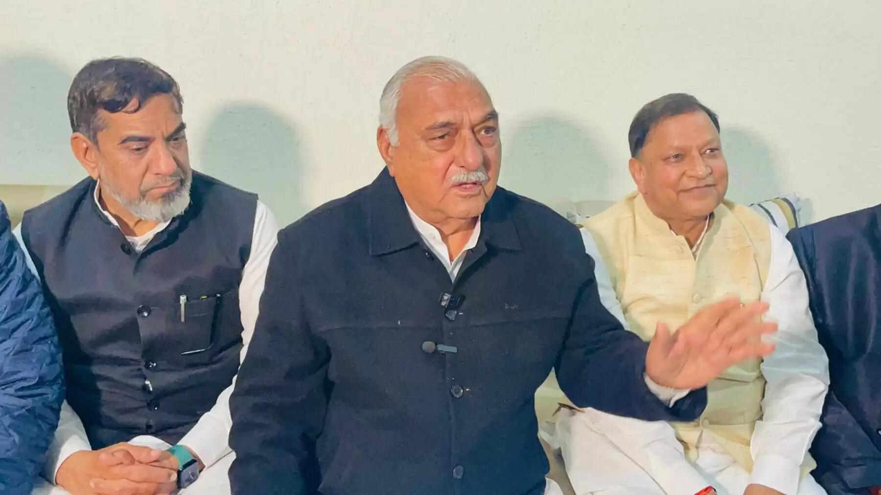 गुरुग्राम: सरकार न विधानसभा के लिए जमीन ले पा रही न एसवाईएल का पानी: भूपेंद्र हुड्डा