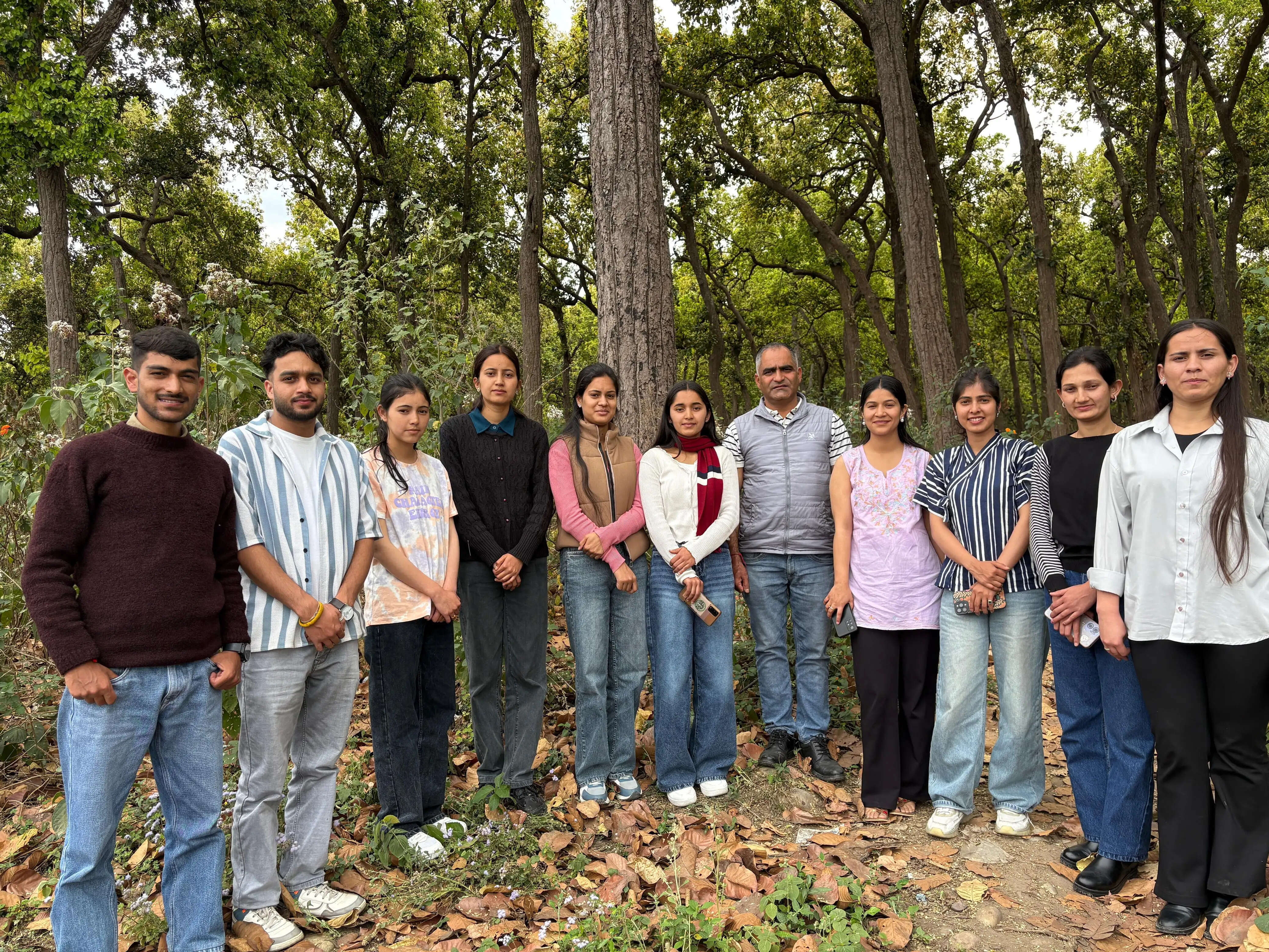 राष्ट्रीय अनुसंधान संस्थानों के अध्ययन के लिए रवाना हुए एसपीयू के विद्यार्थी