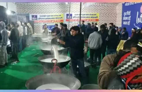 राजधानी में 500 से अधिक स्थानों पर नववर्ष की पूर्व संध्या पर पिलाया जाएगा एक लाख लीटर दूध