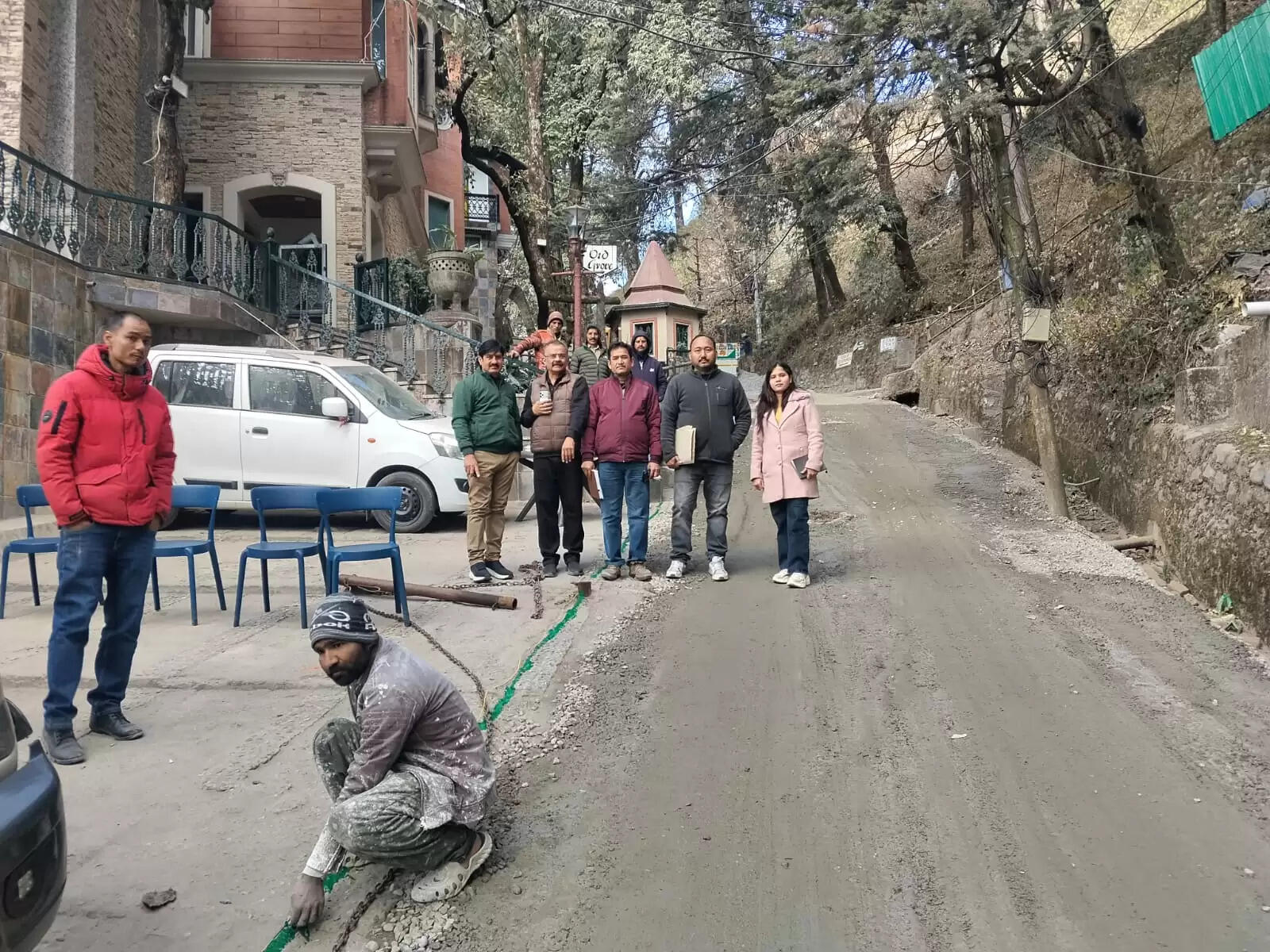 बिरला चुंगी मोटर मार्ग पर अतिक्रमण हटाया