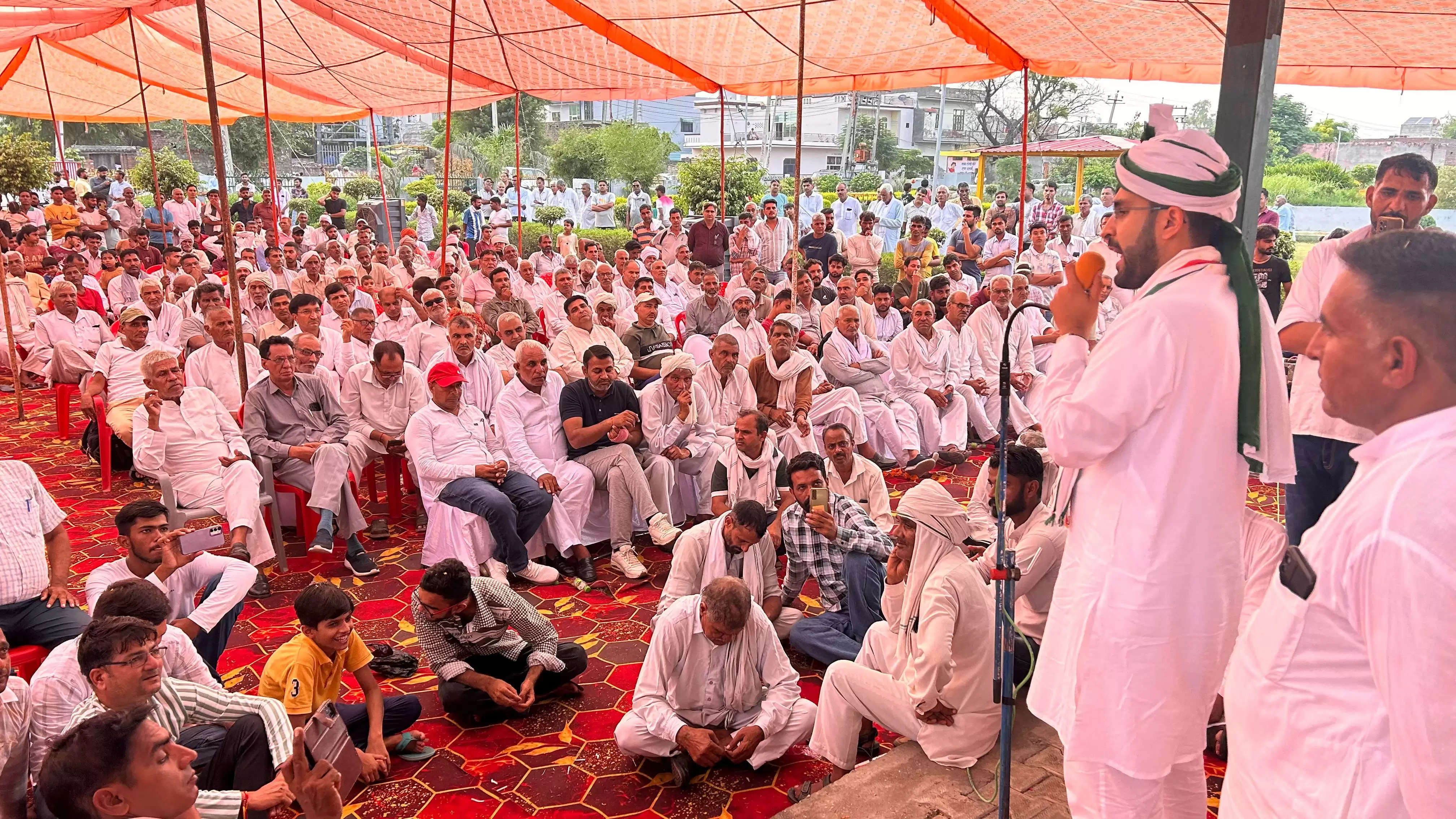 कैथल: यह चुनाव सत्ता परिवर्तन का नहीं,व्यवस्था परिवर्तन का है : आदित्य सुरजेवाला