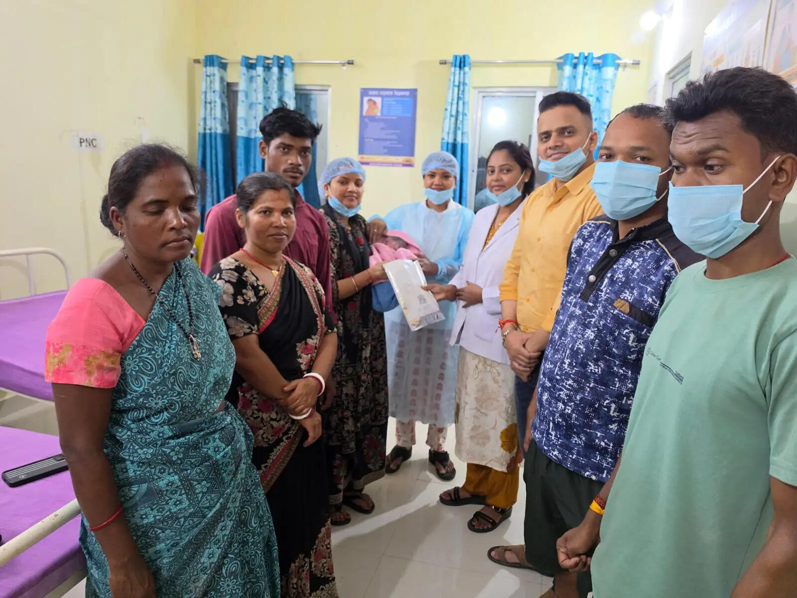 अम्बिकापुर : भगवानपुर यूपीएचसी में गूंजी पहले नवजात की किलकारी, मिलेगी सुरक्षित प्रसव सुविधा