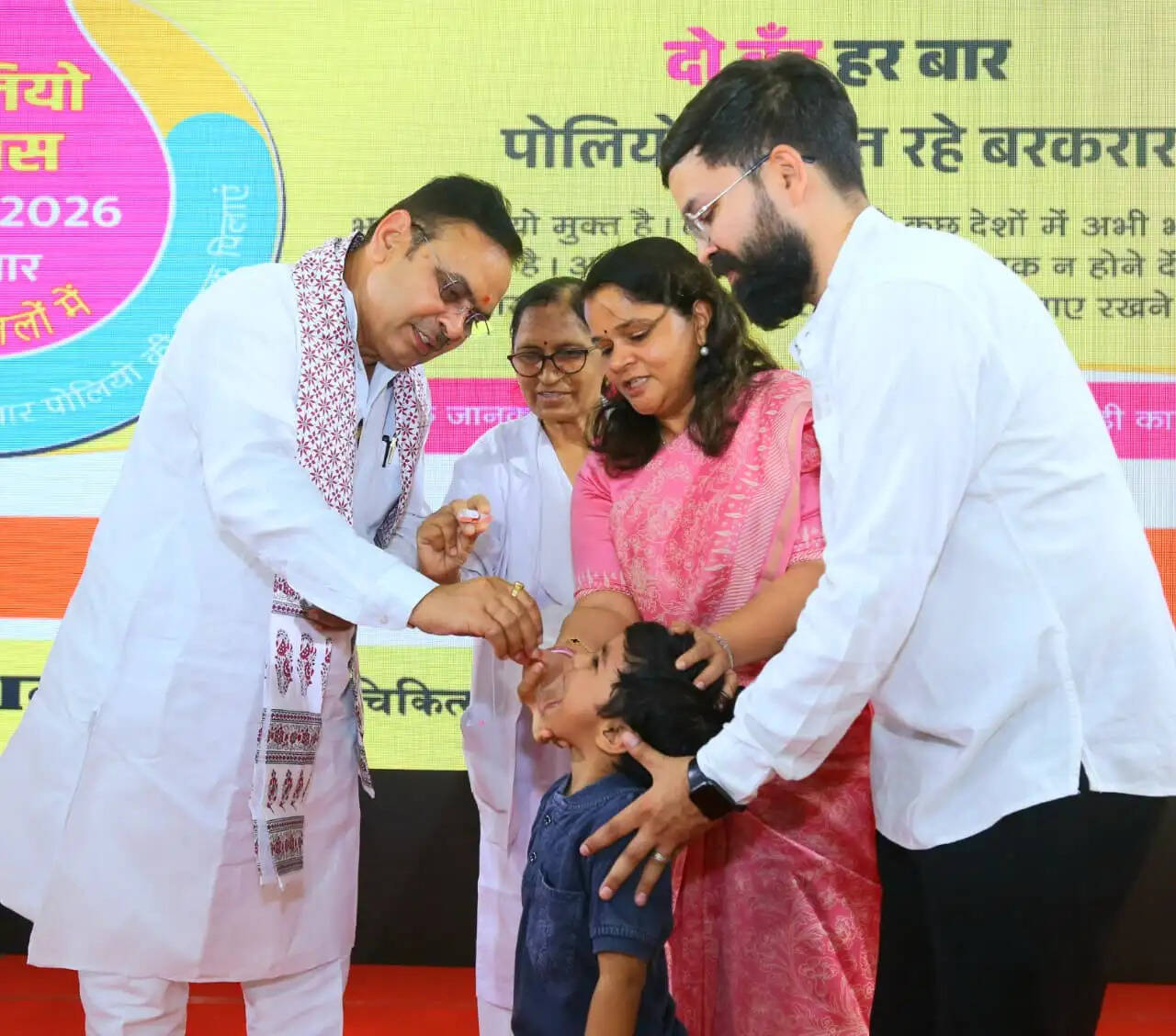 मुख्यमंत्री भजनलाल शर्मा ने प्रदेश में राष्ट्रीय पल्स पोलियो अभियान का किया शुभारंभ