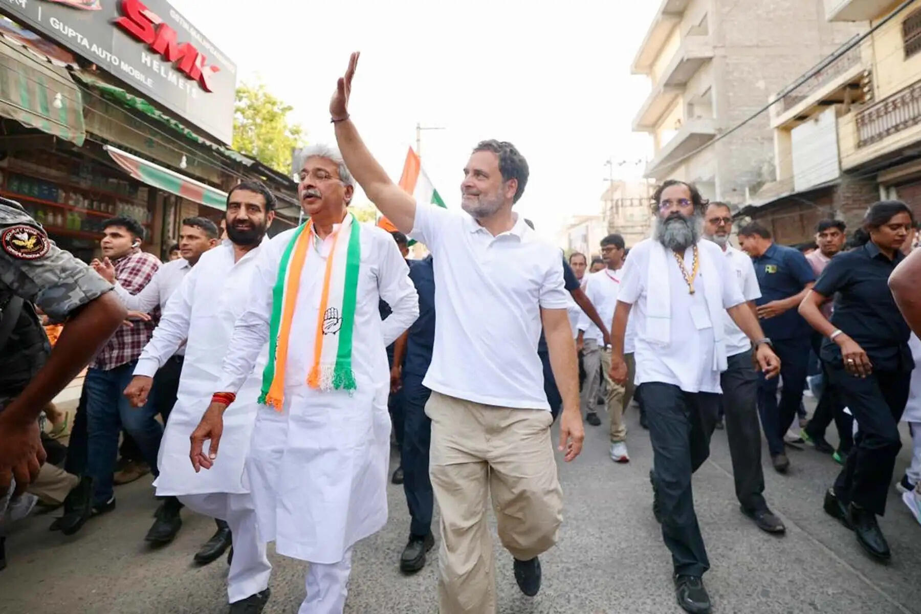 सद्भाव यात्रा में राहुल गांधी बोले- भाजपा लोकतंत्र और किसानों पर हमला कर रही है