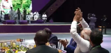 इथोपिया में गूंजा ‘वंदे मातरम’...., प्रधानमंत्री मोदी ने हाथ हिलाकर किया अभिवादन