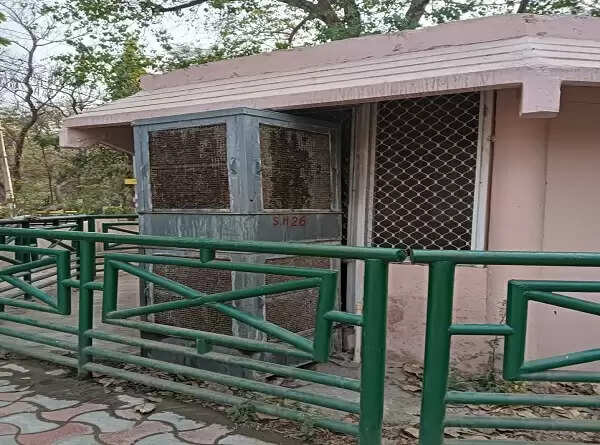 लखनऊ प्राणि उद्यान में वन्य जीवाें काे गर्मी से बचाने के लिए 50 से अधिक लगाये गये कूलर