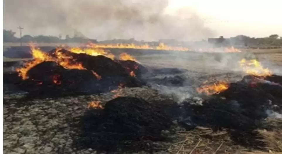 गेहूं के खेतों में लगी आग, ट्रैक्टर ट्राली पलटने से किशोरी की मौत
