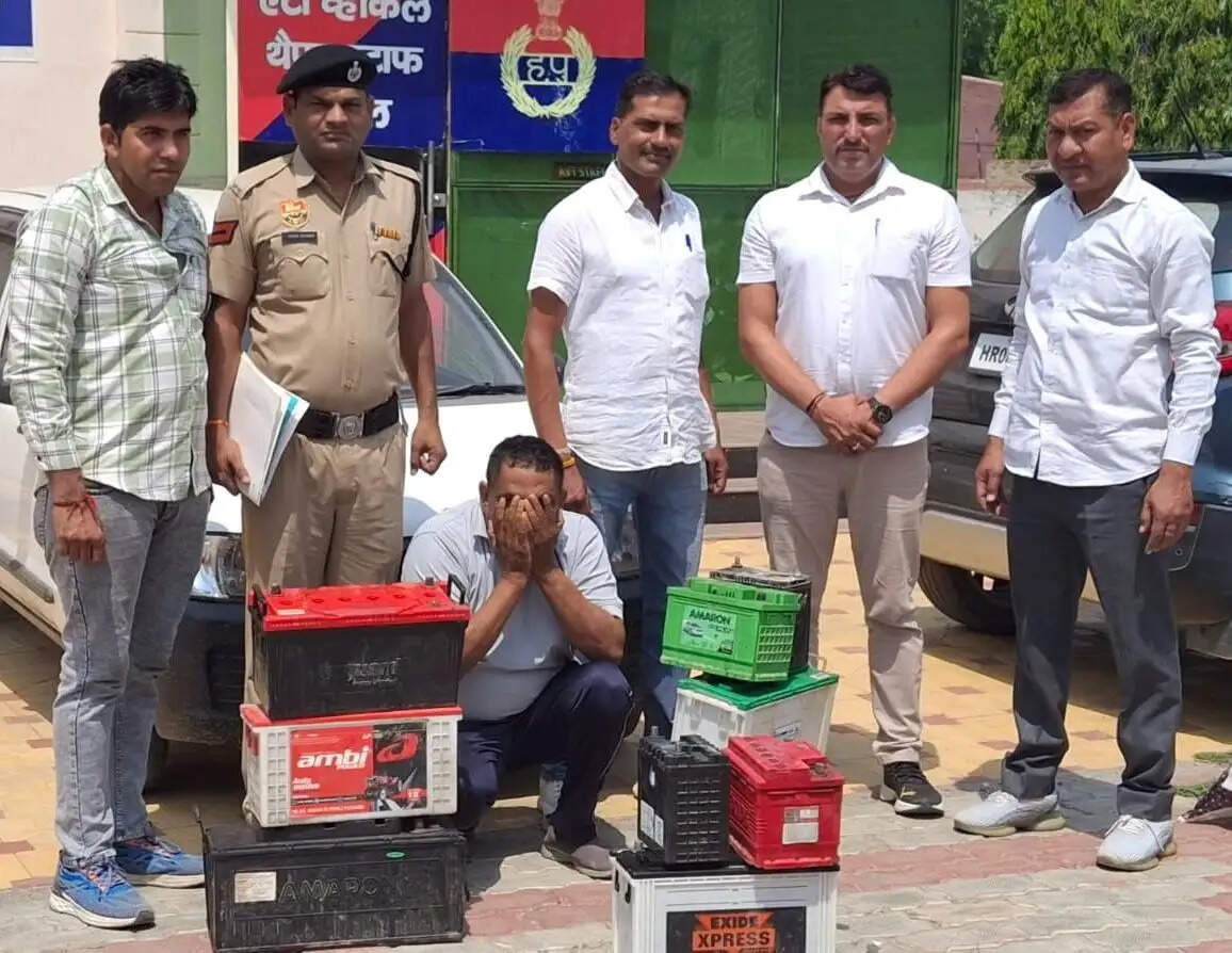 कैथल, कुरुक्षेत्र, करनाल व जींद जिलों में बैटरी चोरी करने वाला आरोपी काबू