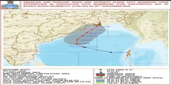 पश्चिम बंगाल व तटीय ओडिशा में अगले दो दिनों में हो सकती है भारी बारिश