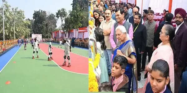 राज्यपाल ने राजभवन में नवनिर्मित ‘स्केटिंग रिंग‘ का उद्घाटन किया