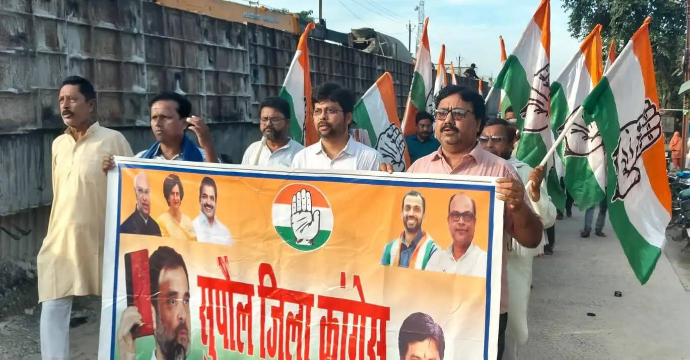 भाजपा की दलित विरोधी मानसिकता के खिलाफ कांग्रेस का प्रतिरोध मार्च