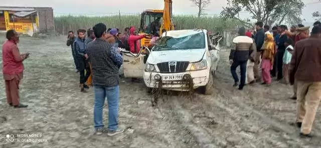 (अपडेट) लखीमपुर खीरी में सड़क हादसा, दो शिक्षकों समेत पांच की मौत, सात जख्मी